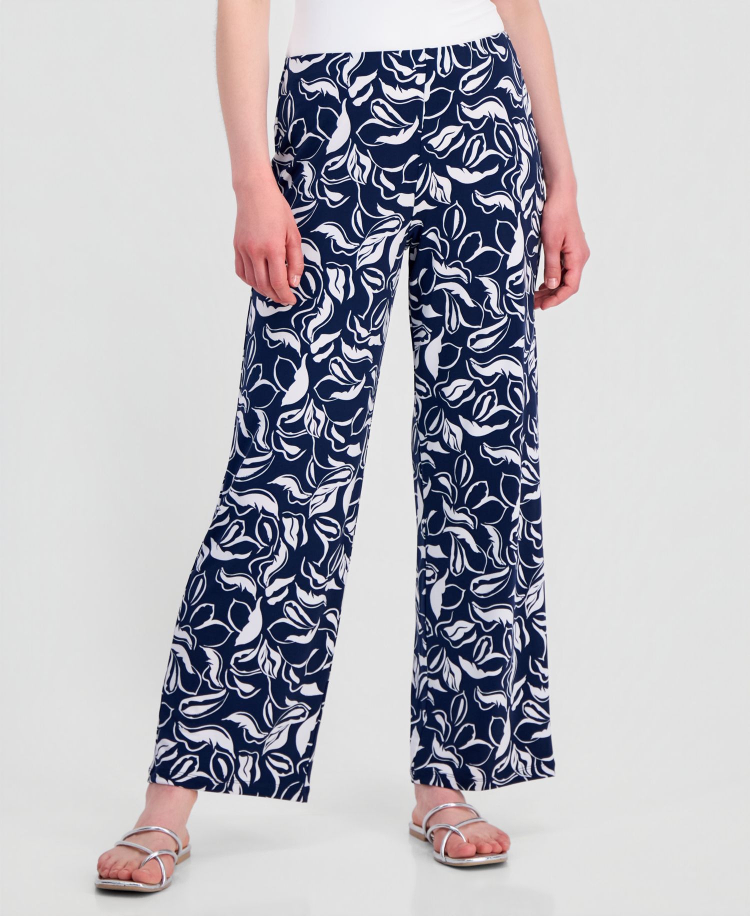 Women's Printed Knit Pull-On Pants