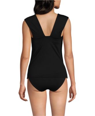 Women's DDD-Cup Square Neck Underwire Tankini Top