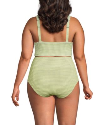 Plus Size Twist Front Bikini Top