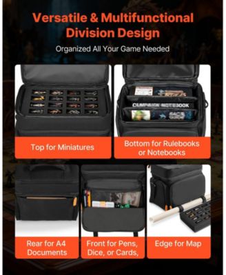 Miniature Figure Storage Bag Fits 16 Infantry Minis with Foam Insert and Shoulder Strap