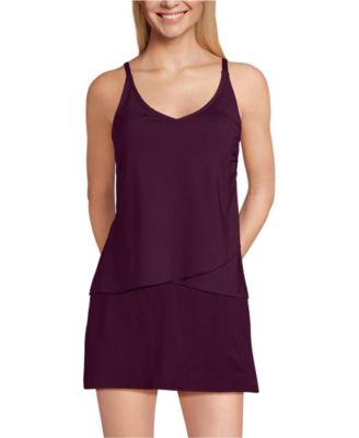 Women's D-Cup Tulip Hem Tankini Top