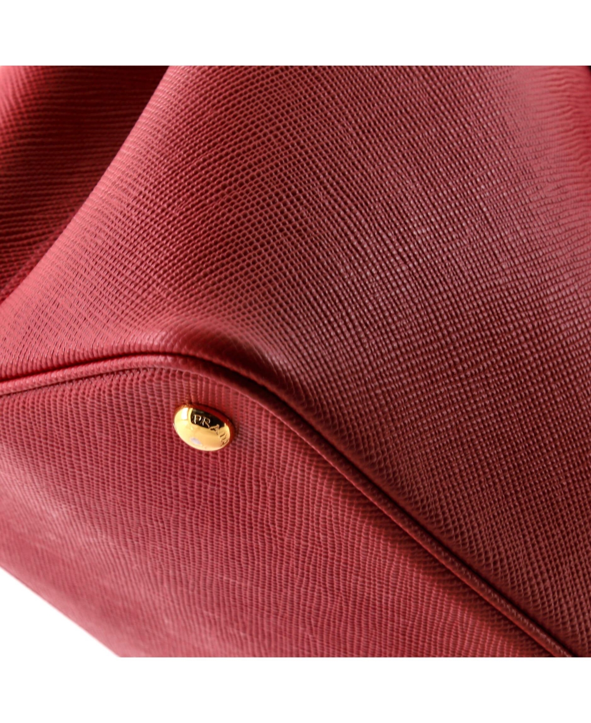 Pre-Owned Prada Large Cuir Double Tote Saffiano Leather