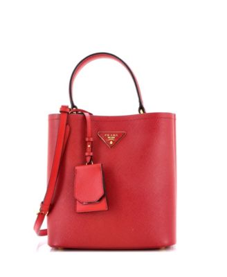 Medium Panier Bucket Bag Saffiano Leather