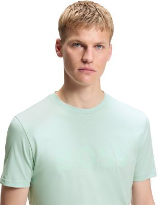 Men’s Cotton-Jersey Large Logo Print T-Shirt