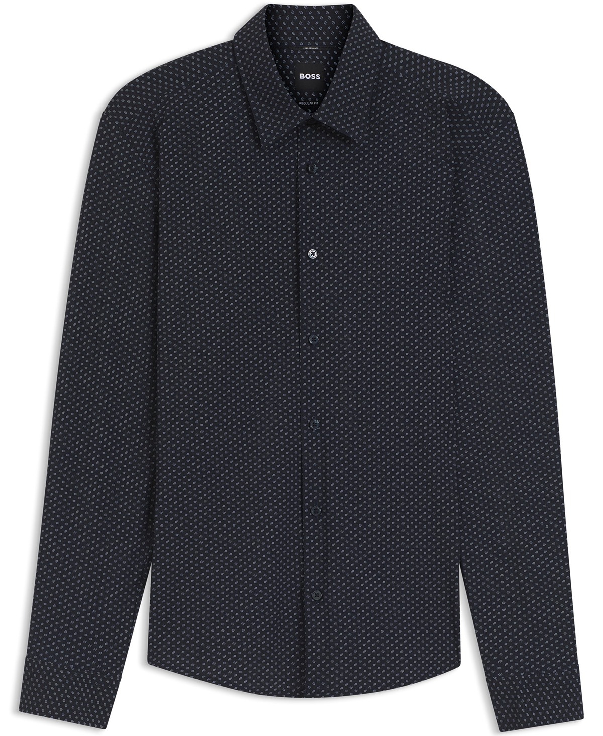 Boss By Hugo Men's Performance-Stretch Jersey Dress Shirt