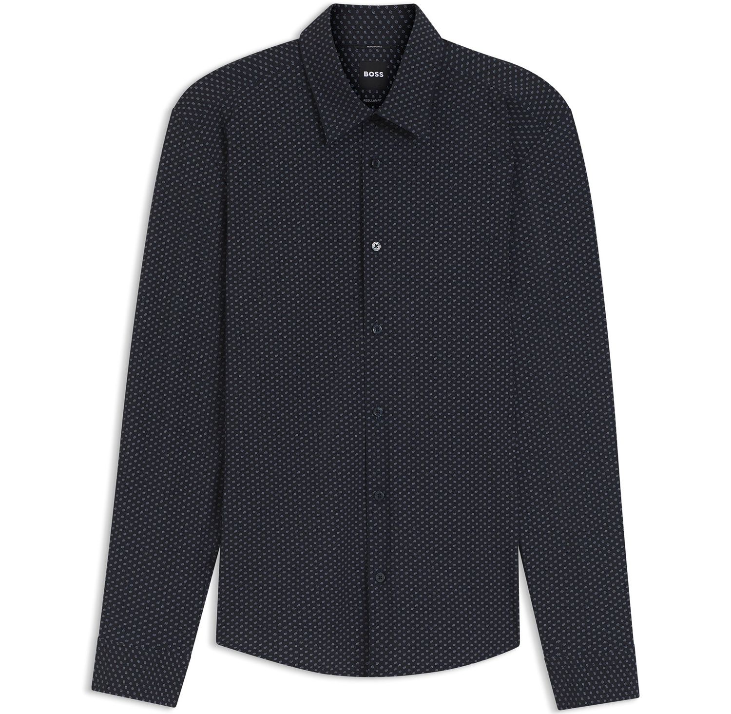 Men's Performance-Stretch Jersey Dress Shirt