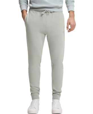 BOSS By Men's Cotton-Terry Logo Patch Tracksuit Bottoms