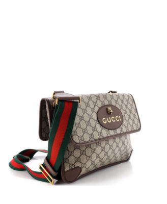 Medium Neo Vintage Flap Messenger GG Coated Canvas