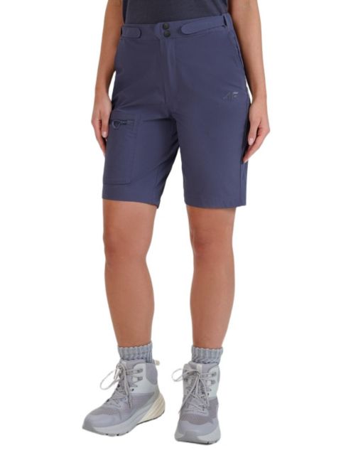 Женские шорты 4F Quick-Dry Trekking Regular, цвет: Антрацитовый
