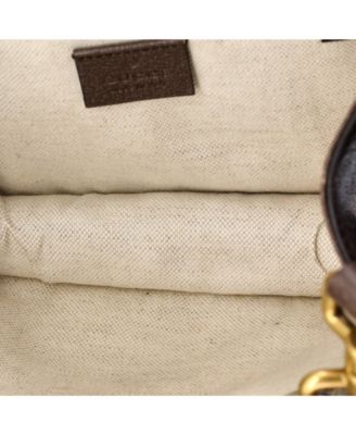 Small Neo Vintage Flap Messenger GG Coated Canvas