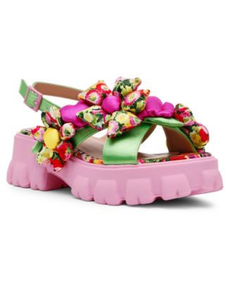 Women's Jeromy Flower Lug Sole Sandals