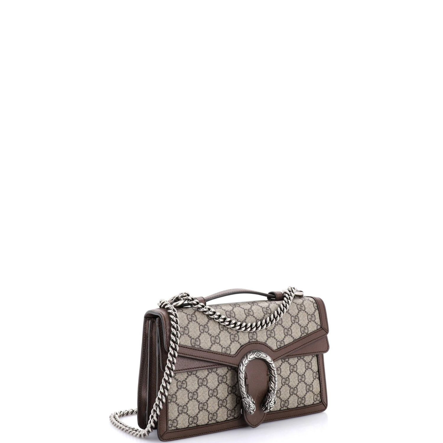 Small Dionysus Top Handle Chain Bag GG Coated Canvas
