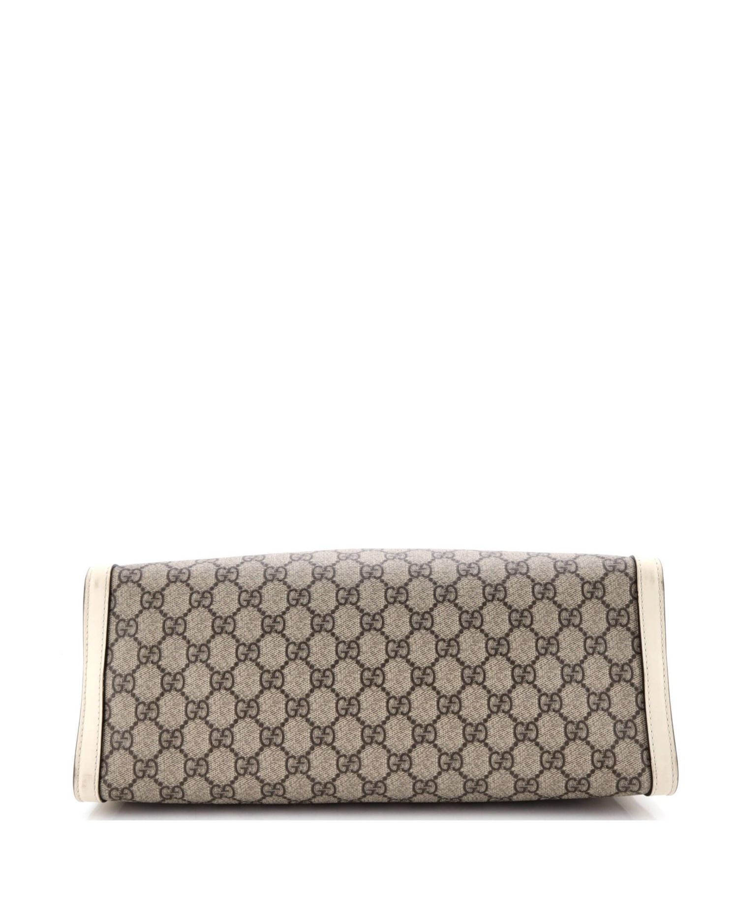 Medium Padlock Chain Tote GG Coated Canvas with Leather