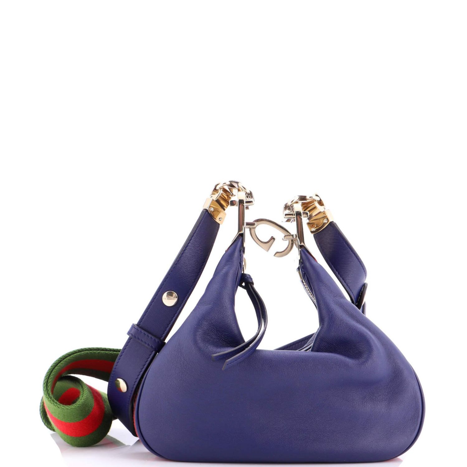 Small Attache Shoulder Bag Leather