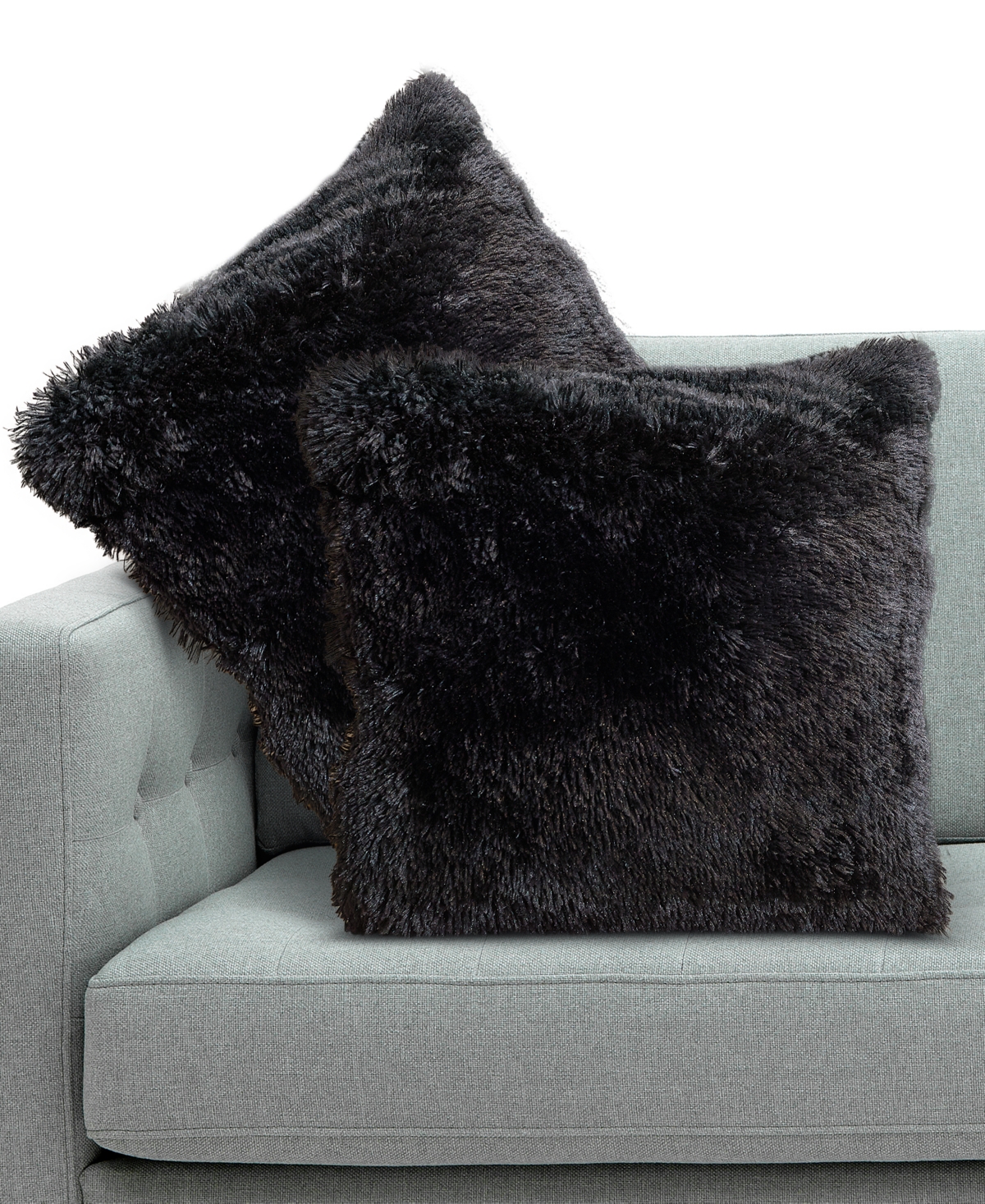 Cheer Collection Textured Fluffy Decorative Pillow