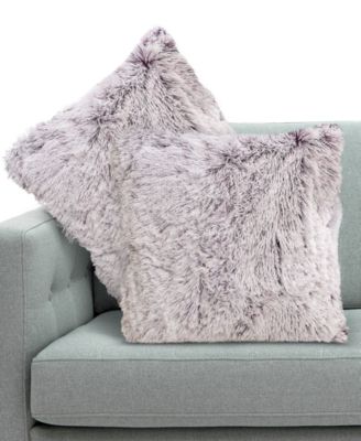 Textured Fluffy Decorative Pillow, 20" x 20"