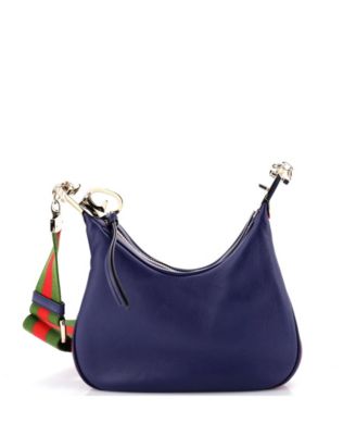 Small Attache Shoulder Bag Leather