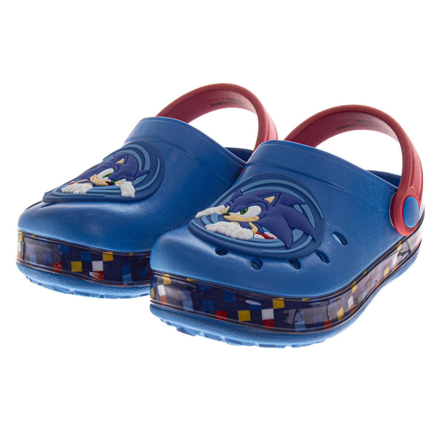 Sonic the Hedgehog Boys Shoes, EVA Clogs, Water Shoes Kids Pool and Beach Sandals Slip-On