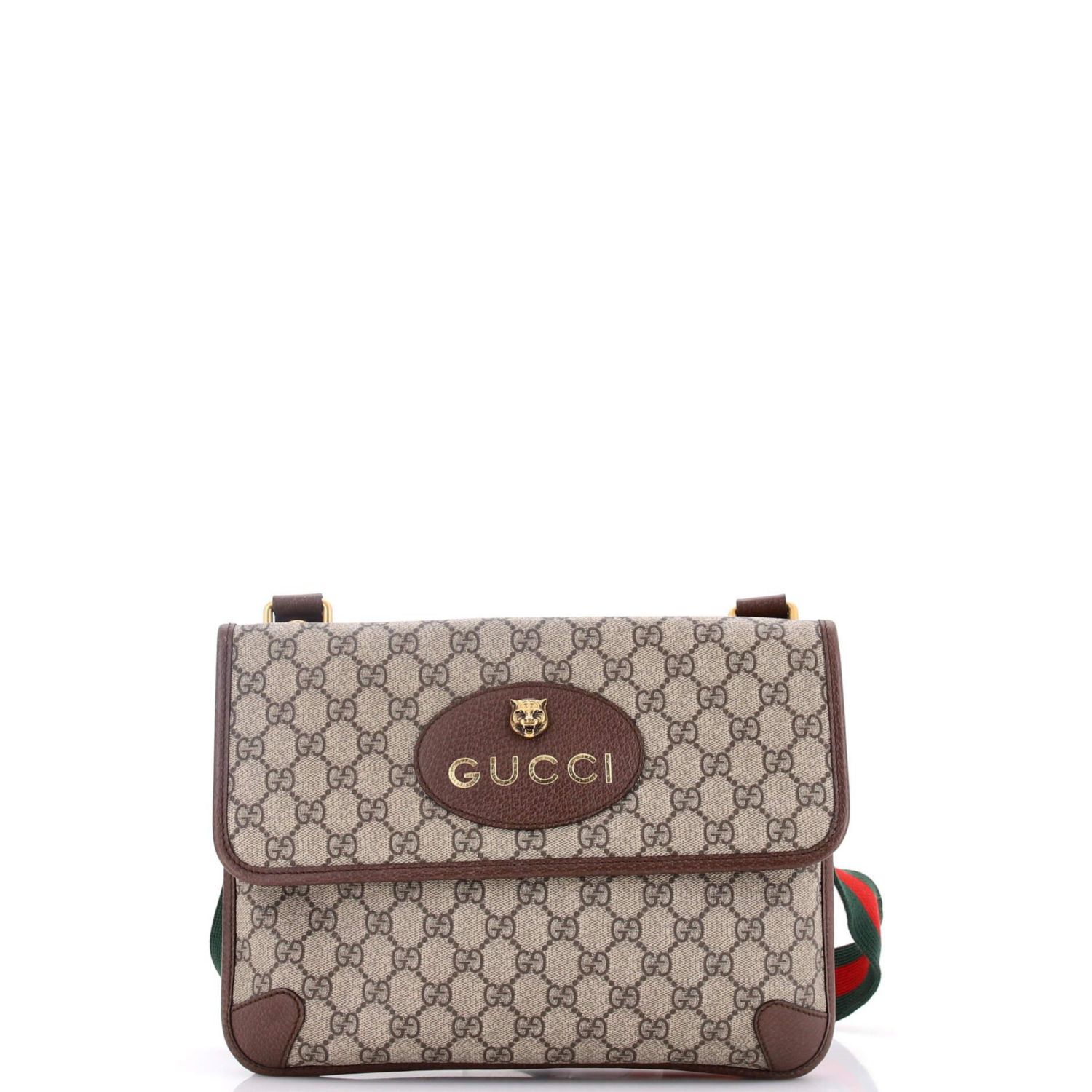 Medium Neo Vintage Flap Messenger GG Coated Canvas