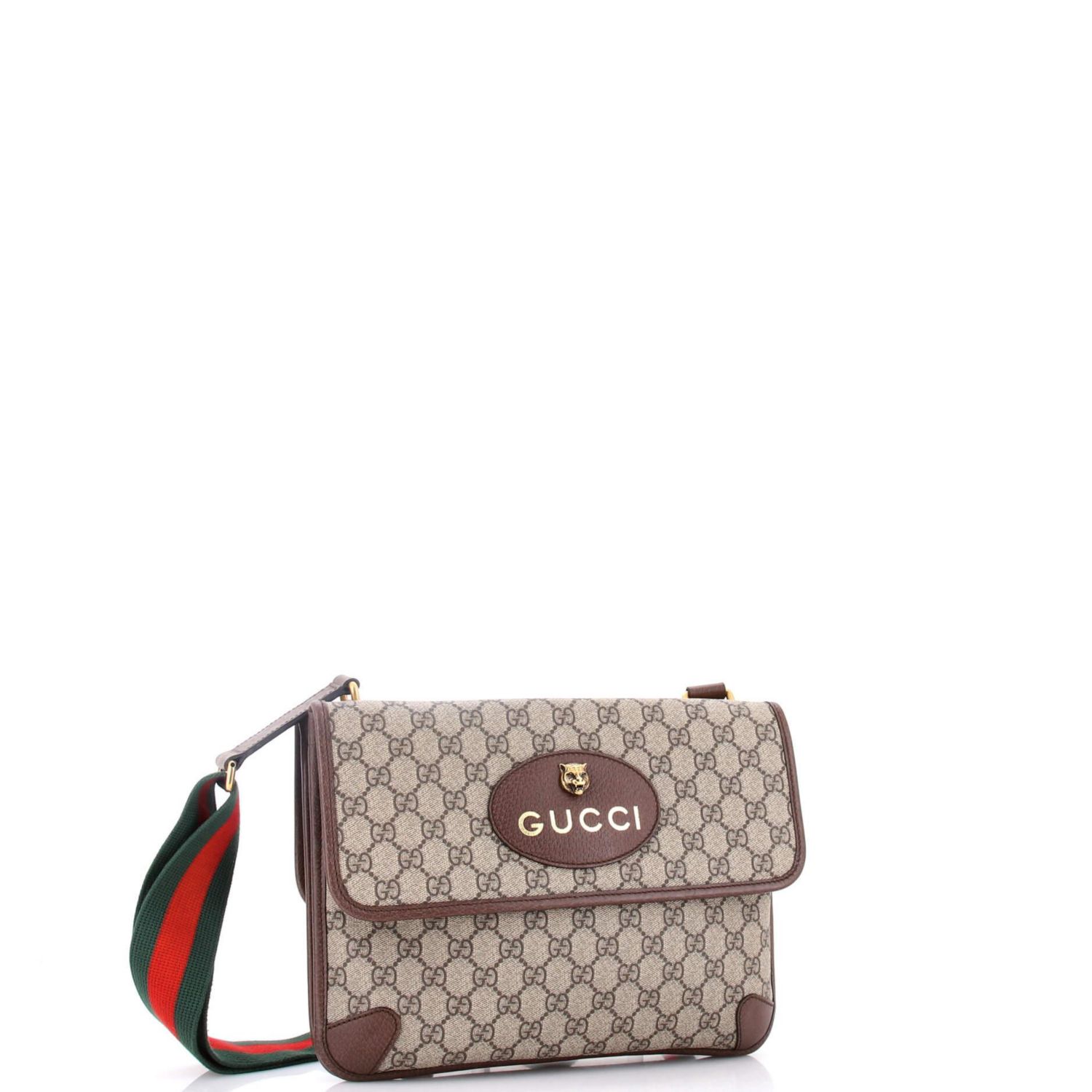 Medium Neo Vintage Flap Messenger GG Coated Canvas