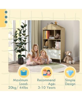 Kids Bookshelf and Toy Storage for Playroom, Children's Room