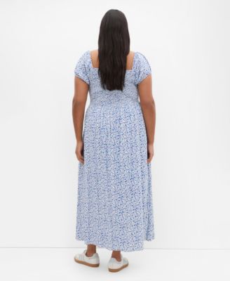 Women's Abbie Short Sleeve Floral Print Maxi Dress