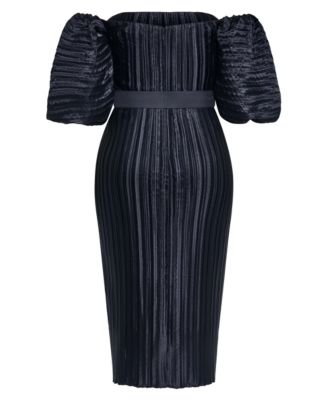 Women's Krista Pleat Midi Dress