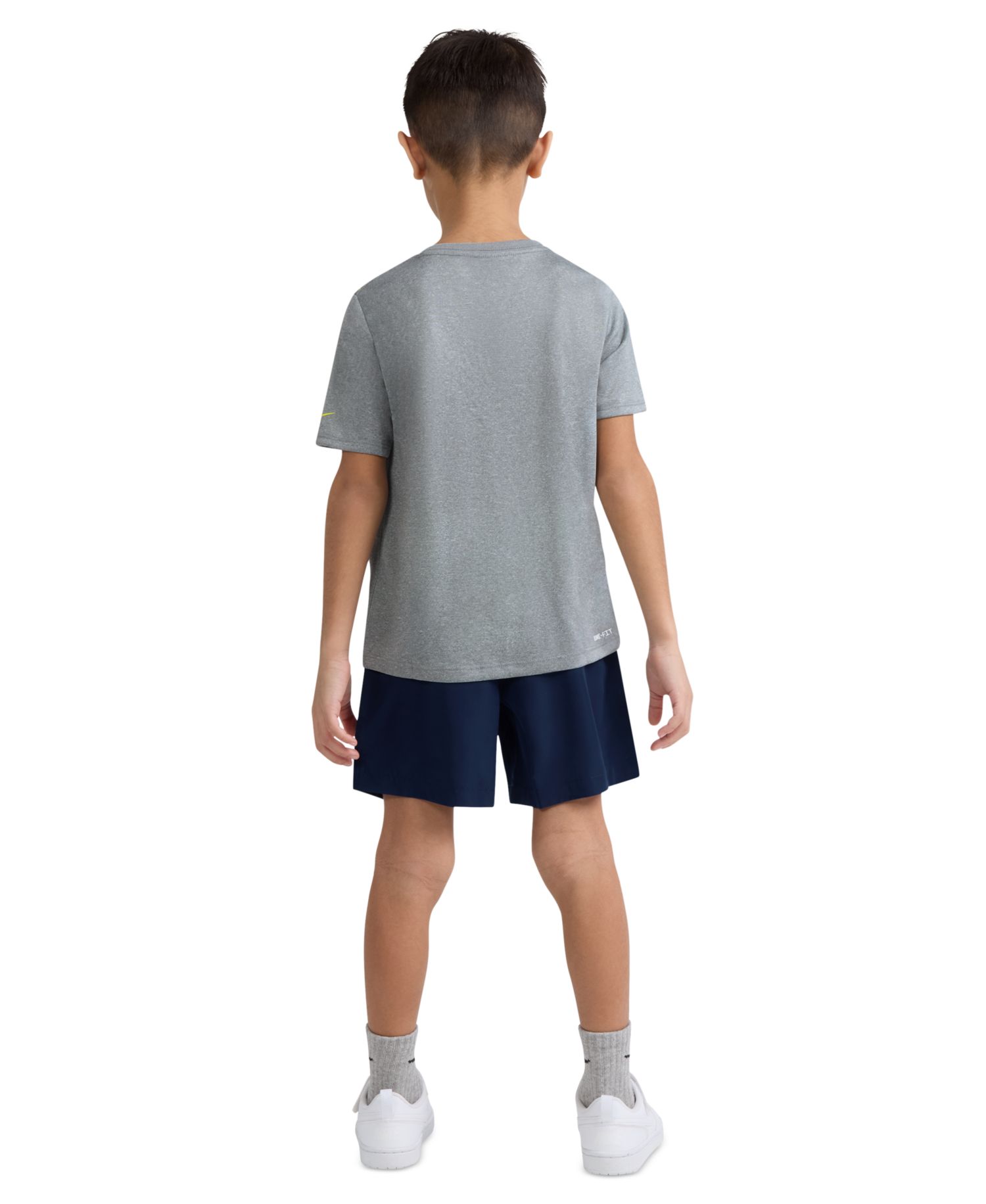 Boys' 2T-7 Dri-FIT Crewneck T-Shirt and Woven Shorts, 2-Piece Set
