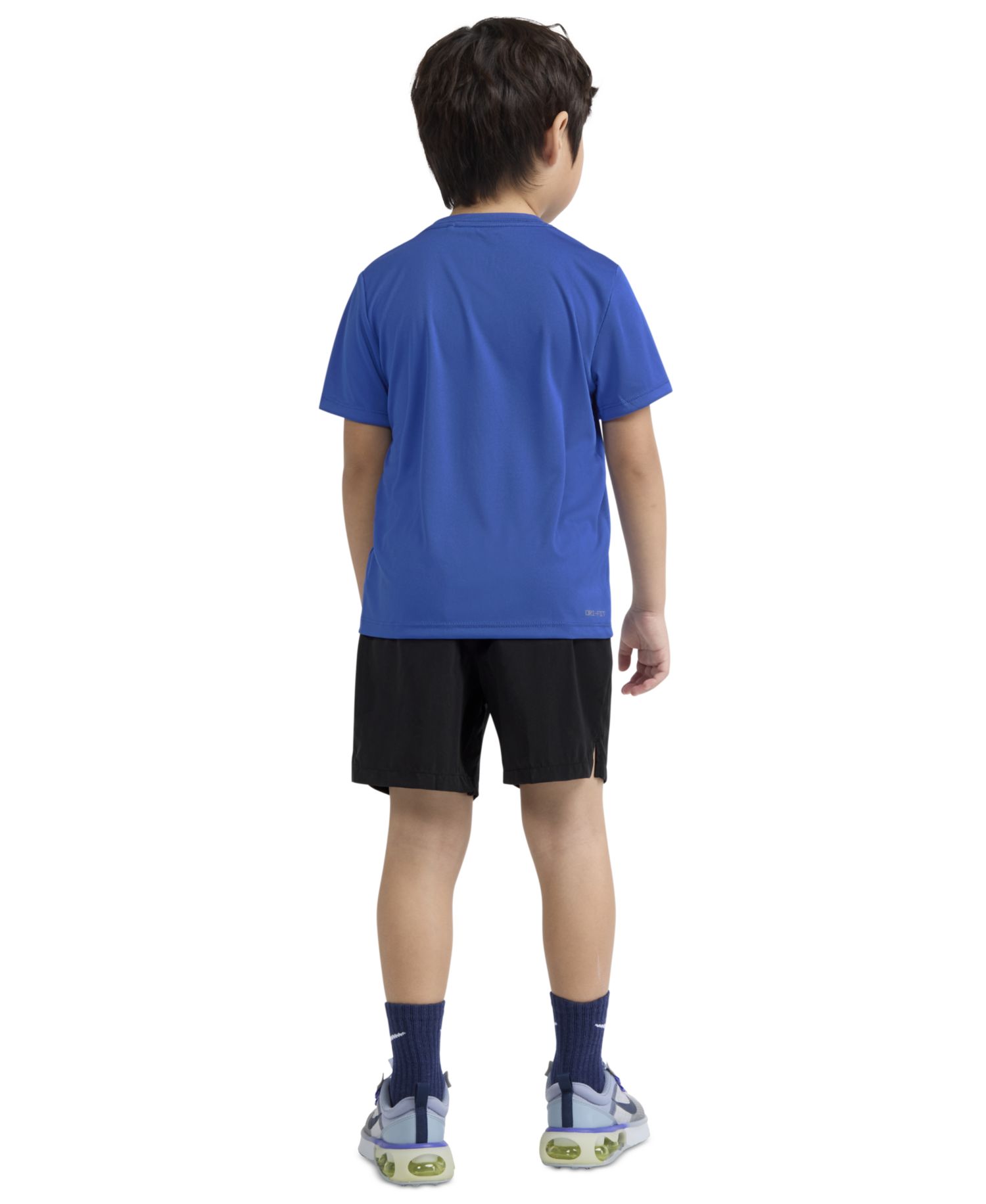 Boys' 2T-7 Dri-FIT Crewneck T-Shirt and Woven Shorts, 2-Piece Set