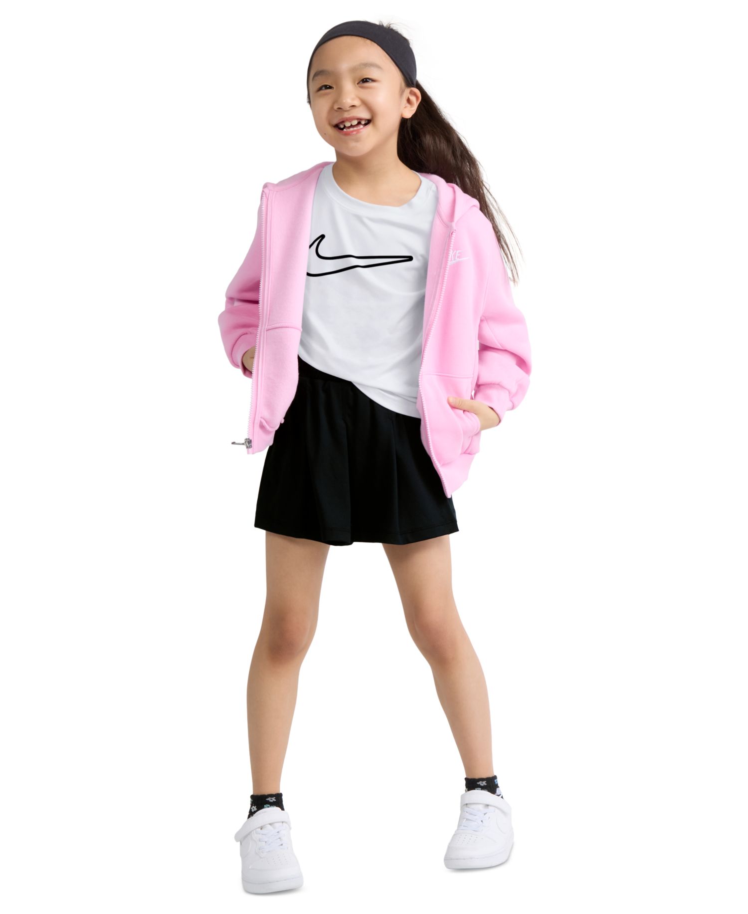 Girls' 2T-6X All Day Play Short-Sleeve T-Shirt and Skort, 2-Piece Set
