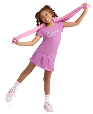 Girls' 4-6X All Day Play T-Shirt and Skort, 2-Piece Set