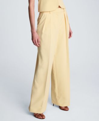 Women's Fly-Front Double Pleated Pants