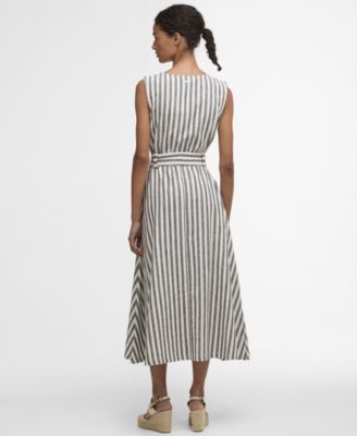 Women's Inez Sleeveless Striped Midi Dress