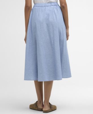 Women's Sutton Chambray Midi Skirt