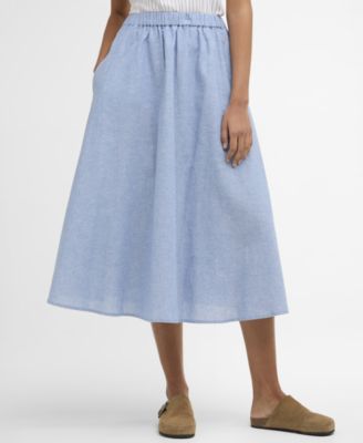 Women's Sutton Chambray Midi Skirt