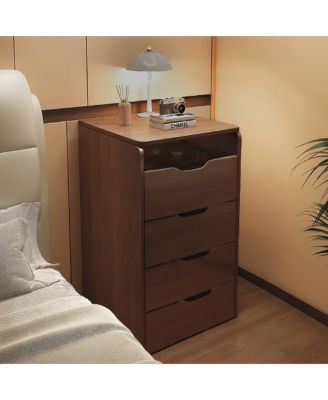 Space Saving Small Vanity Table with Basic Standard Mirror  and Cushioned Stool Makeup