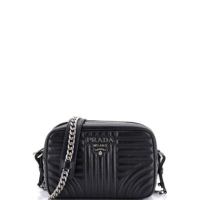 Small Camera Bag Diagramme Quilted Leather