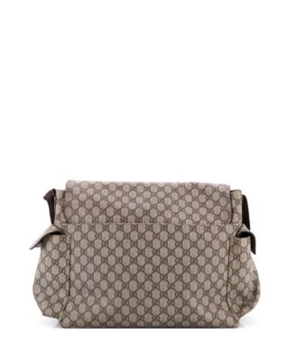 Diaper Bag GG Coated Canvas