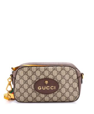 Neo Vintage Camera Messenger Bag GG Coated Canvas