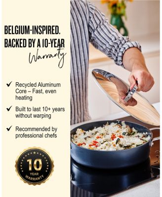 Maestro 3.5-Qt Nonstick Ceramic Saut&eacute; Pan with Lid