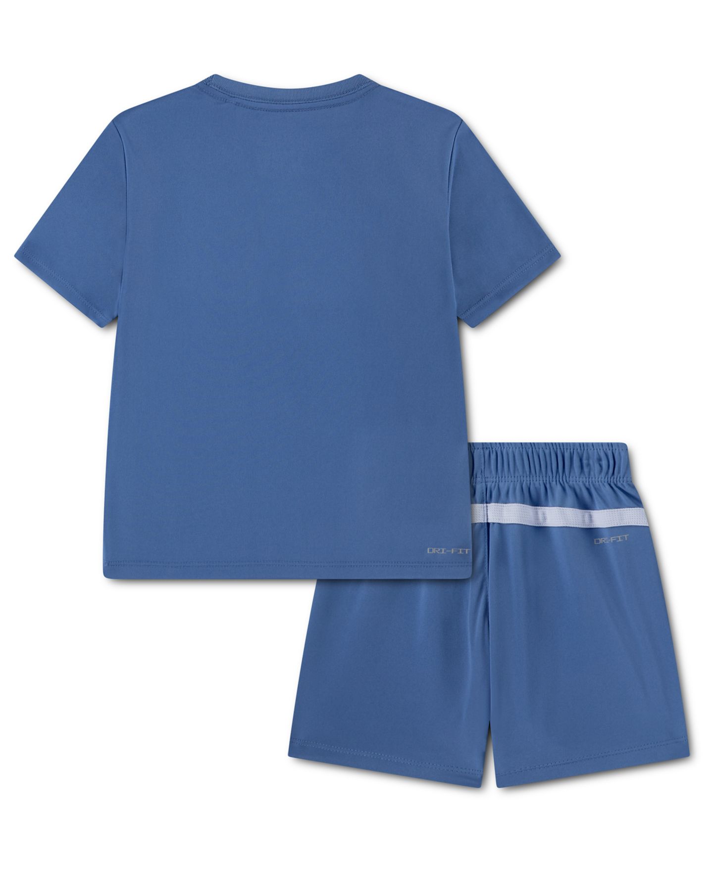 Комплект Nike Short-Sleeve T-Shirt and Shorts, 2-Piece Set для мальчиков-малышей, цвет: Синий — фото 2