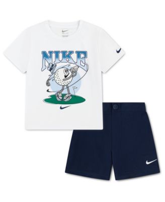 Toddler Boys' 2T-4T Short-Sleeve T-Shirt and Shorts, 2-Piece Set