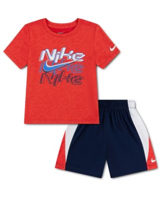 Toddler Boys' 2T-4T Short-Sleeve T-Shirt and Shorts, 2-Piece Set