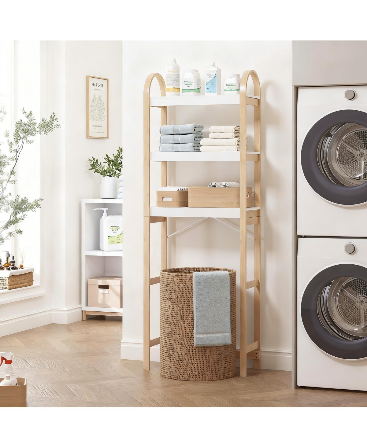 Yigii Over The Toilet Storage Shelf 3-Tier Bathroom Organizer