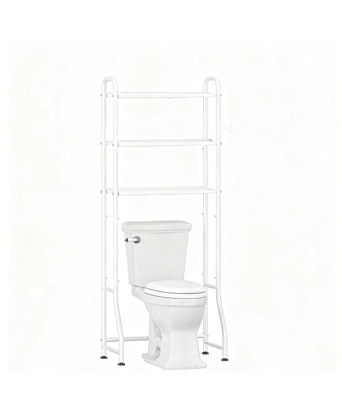 Yigii Expandable Over Toilet Storage Rack Metal 3 Tier Bathroom Organizer Shelf