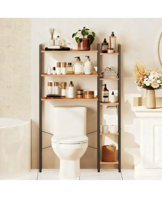 Over Toilet Storage 8-Tier Bathroom Organizer Shelf