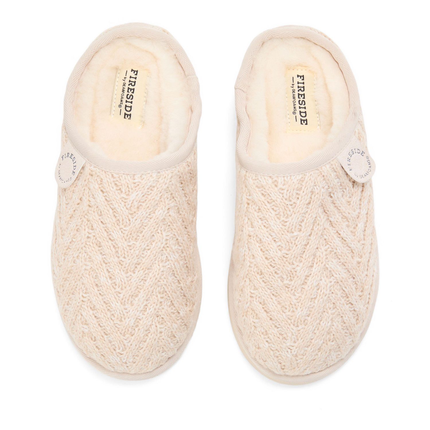 Women's Greta Genuine Shearling Knit Clog Slipper