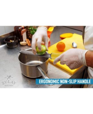 Stainless Steel Zester Grater with Handle for Cheese & Vegetables