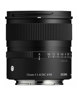 15mm f/1.4 DC Contemporary Lens for Fujifilm X