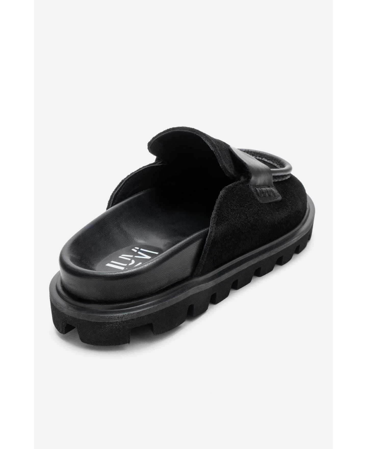 Женские тапочки Forever & Always Shoes Vela Leather Slipper, цвет: Чёрный замшевый — фото 5